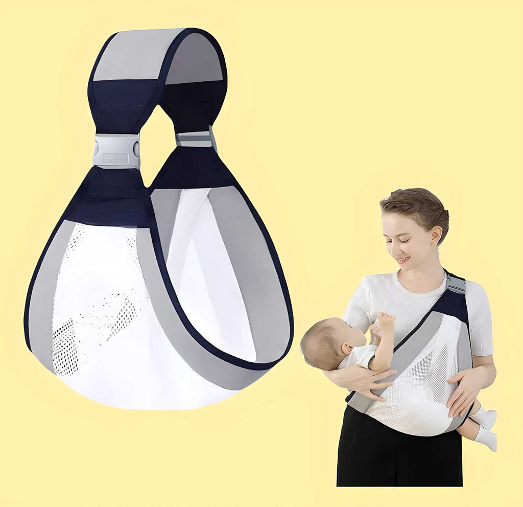 SnuggleNest Carrier – Comfy. Cool. Connected. 👶💨🤱✨