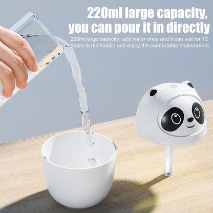 Mini Cute Panda Cool Mist Humidifier & Aroma Diffuser