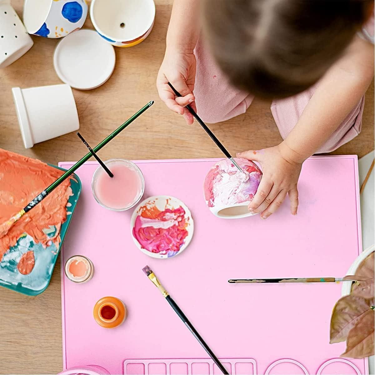 Silicone Craft Mat for Painting Play Doh and Clay for Kids