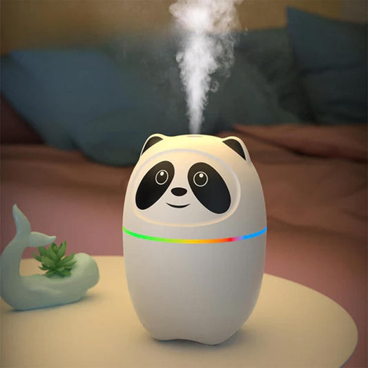 Mini Cute Panda Cool Mist Humidifier & Aroma Diffuser