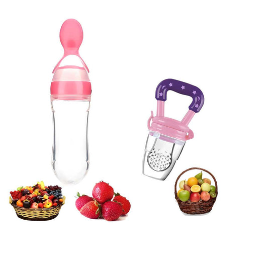 Baby Feeding Set – Cereal Feeder & Fruit Feeder (Pack of 2)