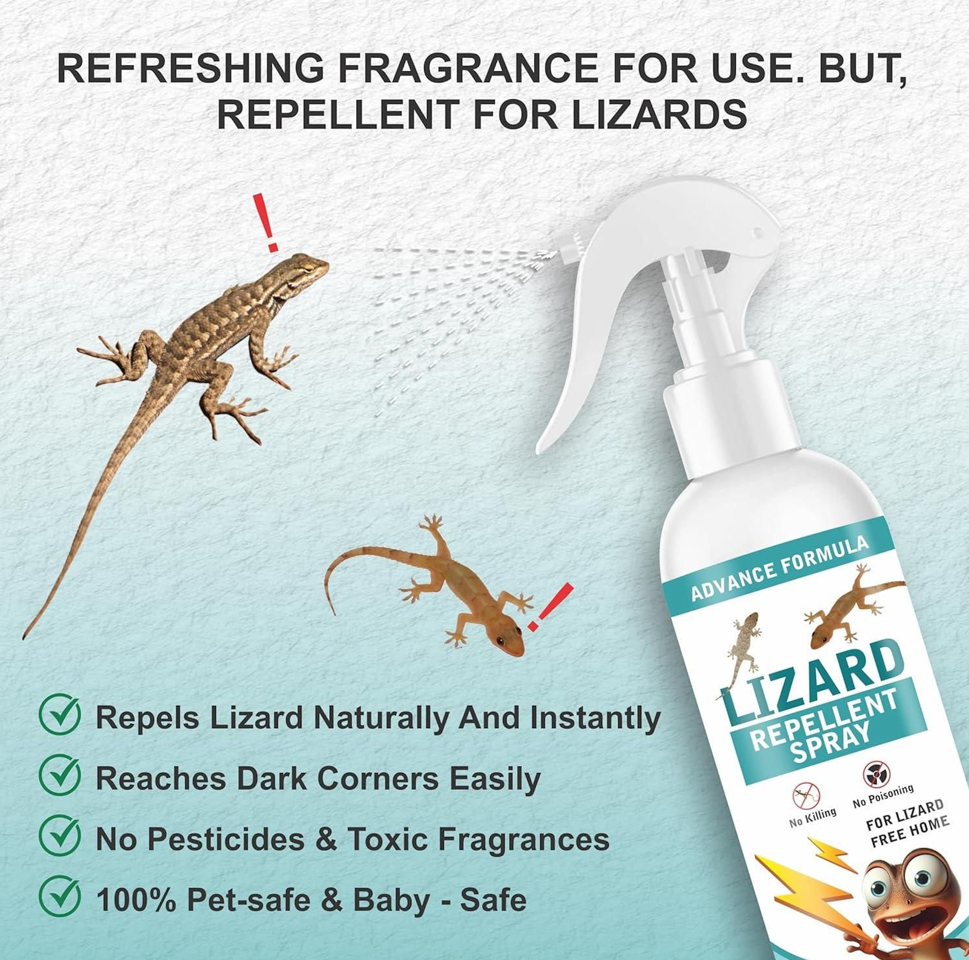 LizardAway Spray Shield – Natural. Powerful. Safe. 🌿🦎🏠 ( BUY 1 GET 1 FREE )