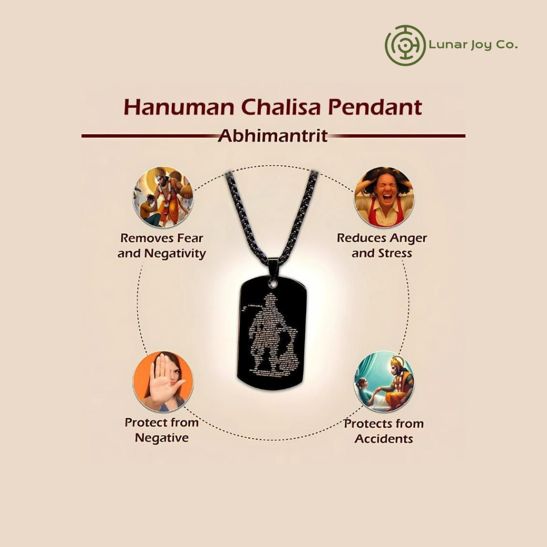 Hanuman Chalisa Pendant – Strength 💪 Protection 🛡️ Faith 🙏