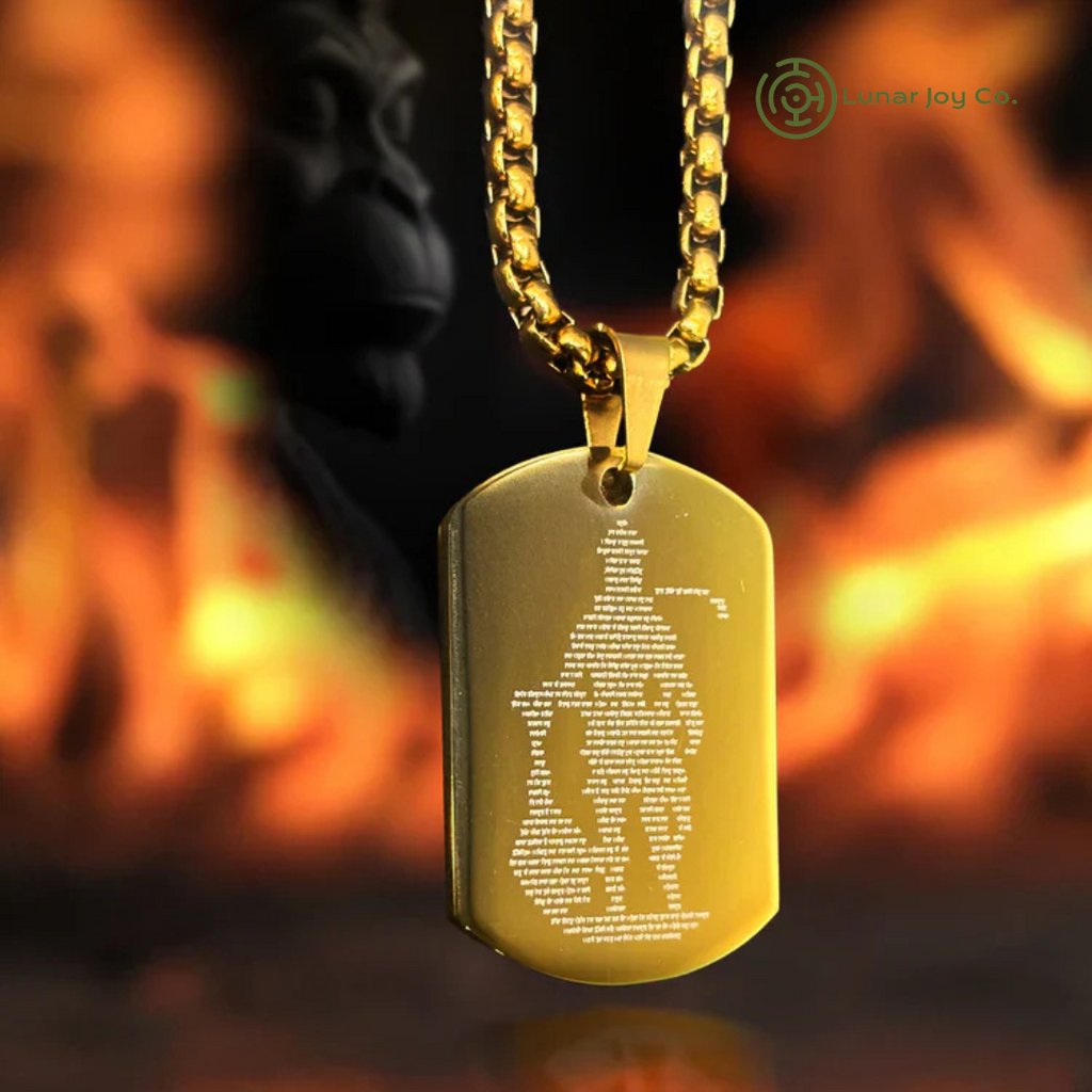 Hanuman Chalisa Pendant – Strength 💪 Protection 🛡️ Faith 🙏