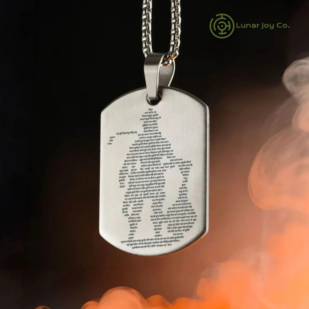Hanuman Chalisa Pendant – Strength 💪 Protection 🛡️ Faith 🙏